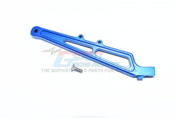 GPM Racing Arrma Limitless / Infraction Blue Aluminum Rear Chassis Brace MAF016R-B
