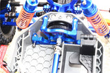 GPM Racing Traxxas Rustler 4X4 Blue Aluminum Spur Gear Mount Cover RUS4036-B