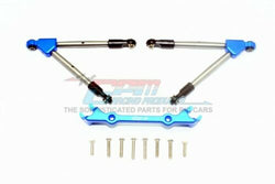 GPM Racing Traxxas Rustler 4X4 Blue Aluminum Stabilizer W/ Tie Rods RUS4049F-B