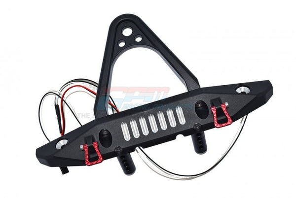 GPM Racing Axial SCX6 Black Aluminum Front Bumper W/ D-Rings SCX6330FA-BK