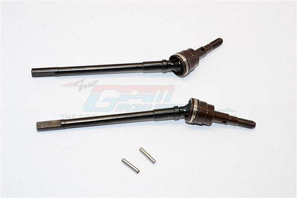 GPM Racing Axial SCX10 II Steel Front CVD Set SSCX2274C-BK