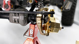 Yeah Racing Traxxas TRX-4 Brass Parts Set - Hubs Knuckles Hexes Portal TRX4-S01