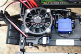 GPM Racing Traxxas TRX-4 Black Aluminium Motor Cooling Fan W/ Easy Switch TRX4051FAN-BK