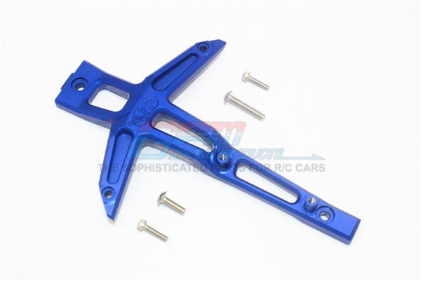 GPM Racing Traxxas Maxx Blue Aluminum Front Chassis Brace TXMS048C-B