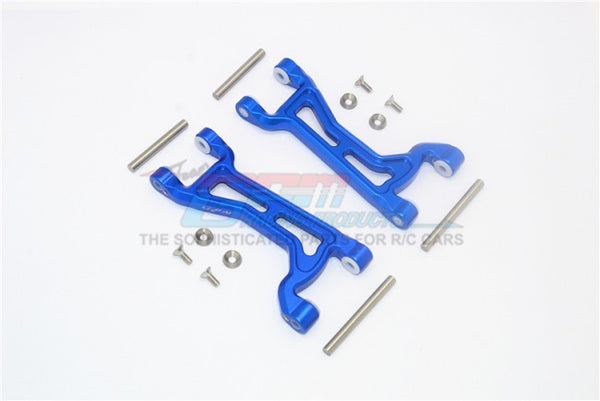 GPM Racing Traxxas Maxx Blue Aluminum Upper Arm Suspension Arm Pair TXMS054F/R-B