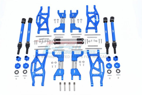 GPM Racing Traxxas Maxx Aluminum Widening Kit W/ Arms, CVDs & Turnbuckles TXMS100-B