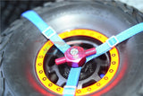 GPM Racing Traxxas UDR Blue Aluminum Spare Tire Lock Set UDR005-B