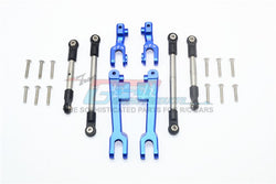 GPM Racing Traxxas UDR Blue Aluminum Front & Rear Sway Bars & Links UDR312FRS-B